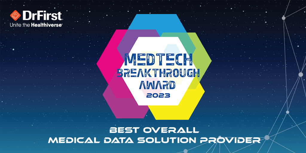 DrFirst Named ‘Best Overall Medical Data Solution Provider’ by MedTech Breakthrough